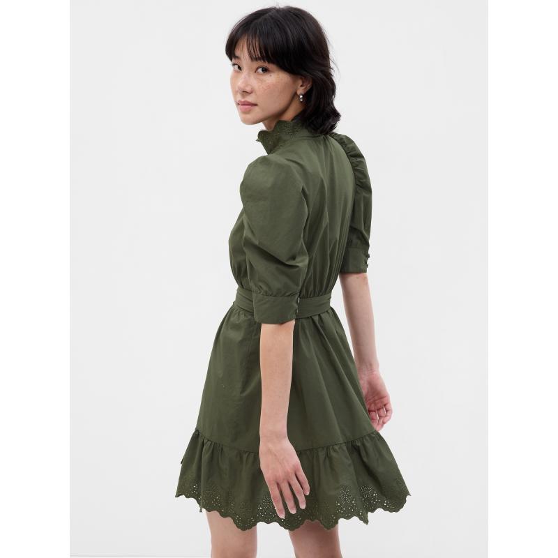 Mini ruha fodros ujjakkal