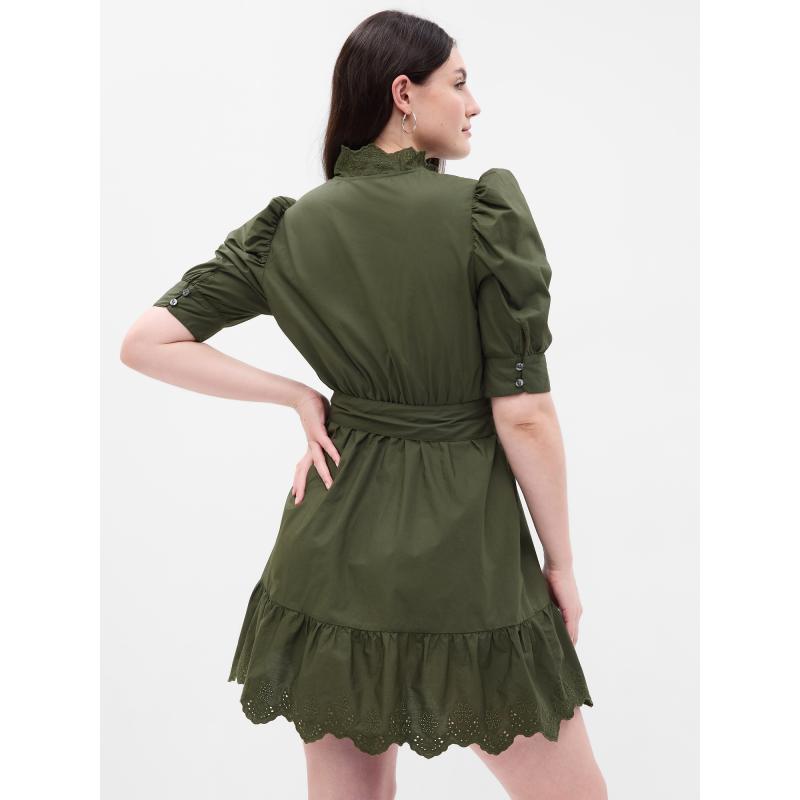 Mini ruha fodros ujjakkal