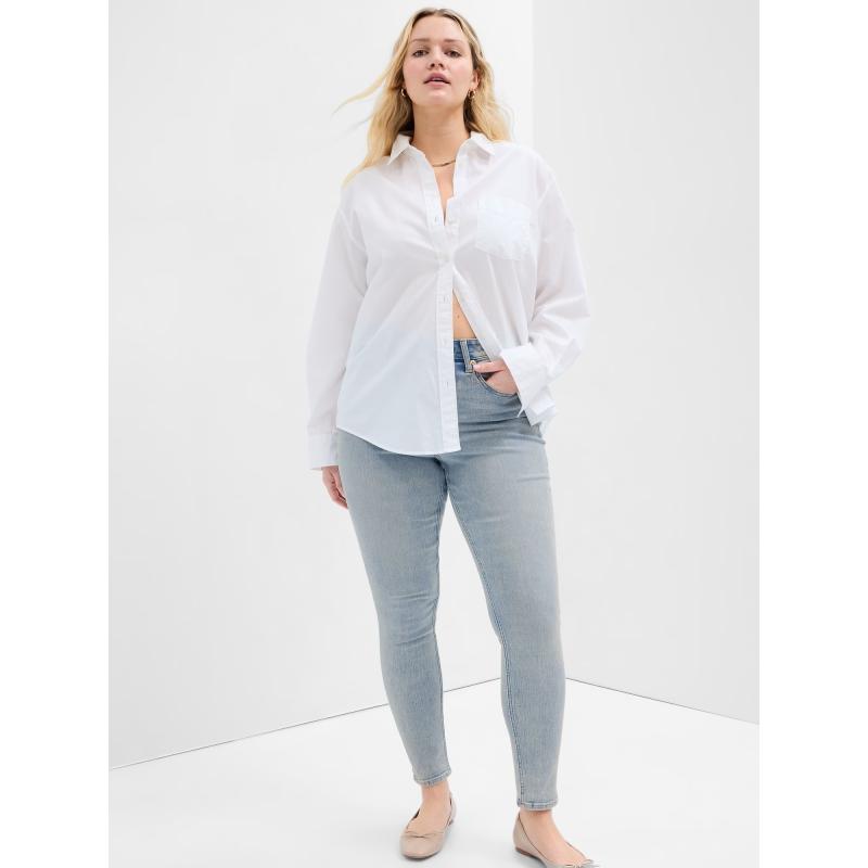 Džínsy s vysokým vzostupom