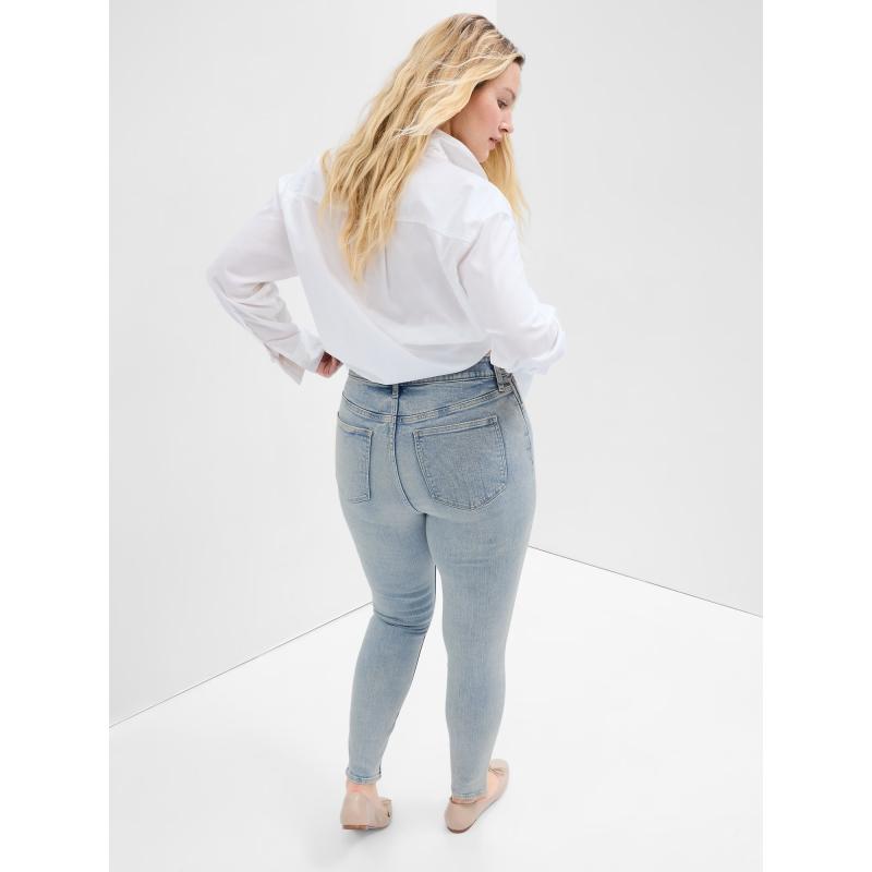 Džínsy s vysokým vzostupom