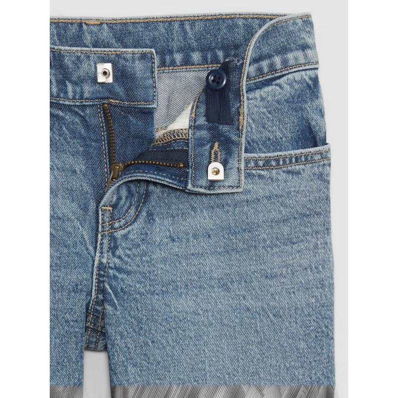 Detské džínsy s rovným stredným vzrastom