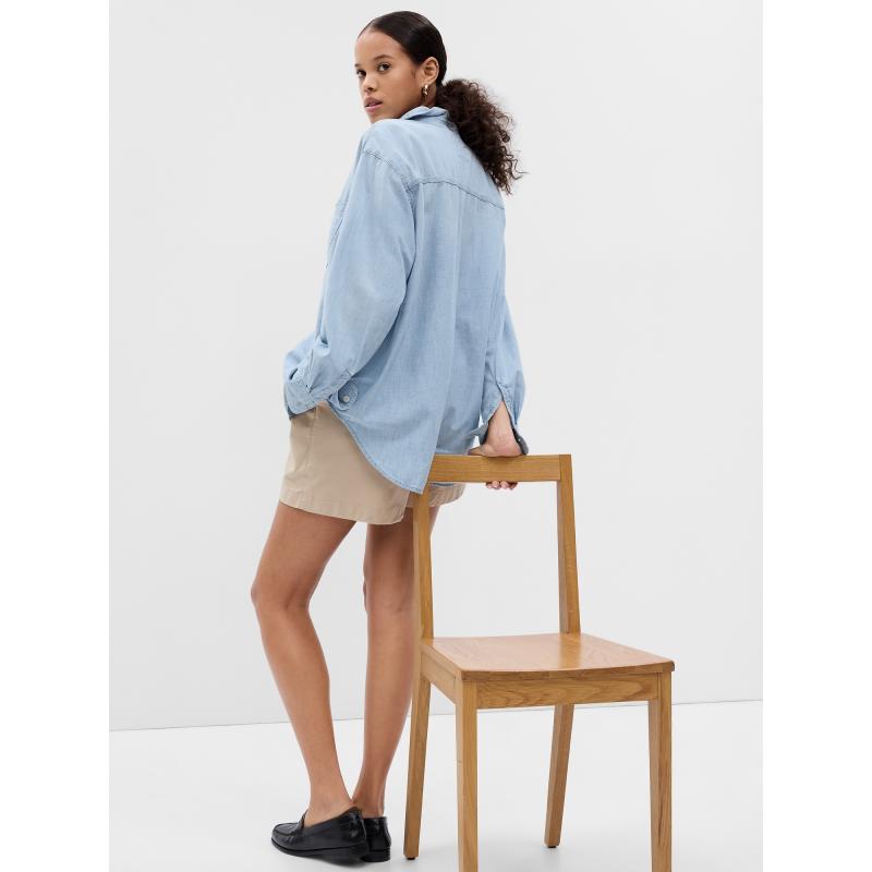 Denim póló chambray