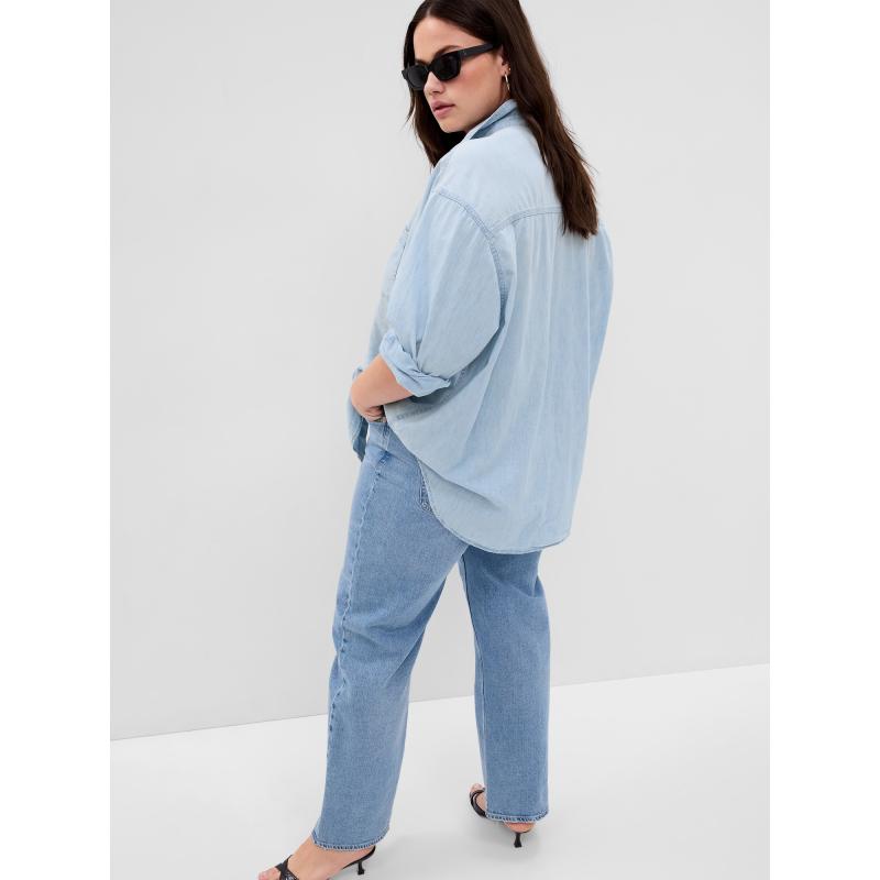 Denim póló chambray
