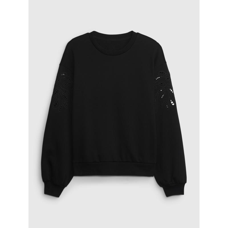 Vintage puha crop pulóver