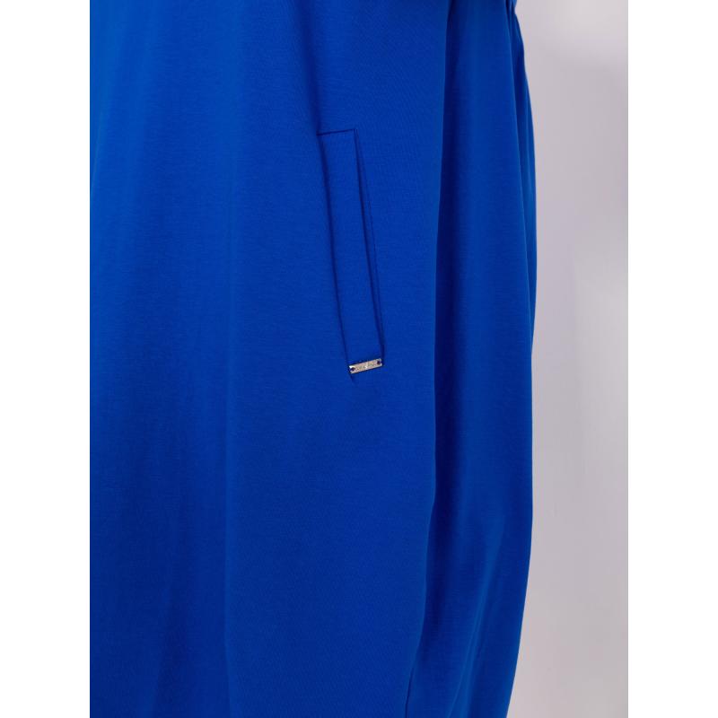 Dámské šaty bavlněné plus size TAMSON kobaltové  