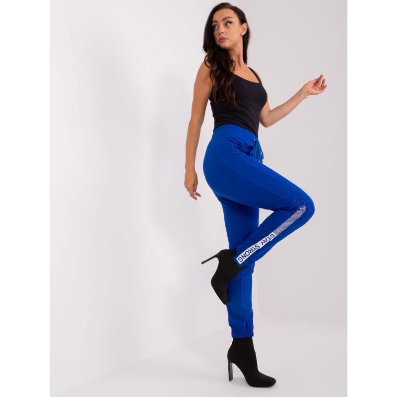 Dámské tepláky s kapsami VIOLA kobaltově modré 