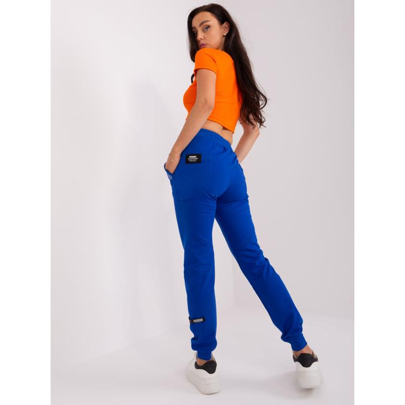 Dámské tepláky s kapsami OLA kobaltově modré 