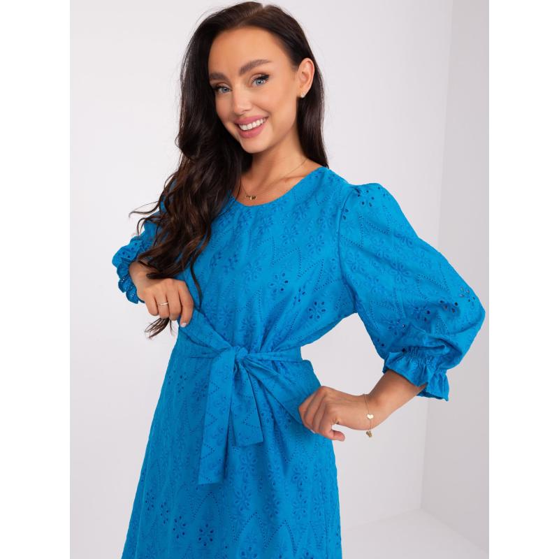 Dámské šaty vzorované LAL modré 
