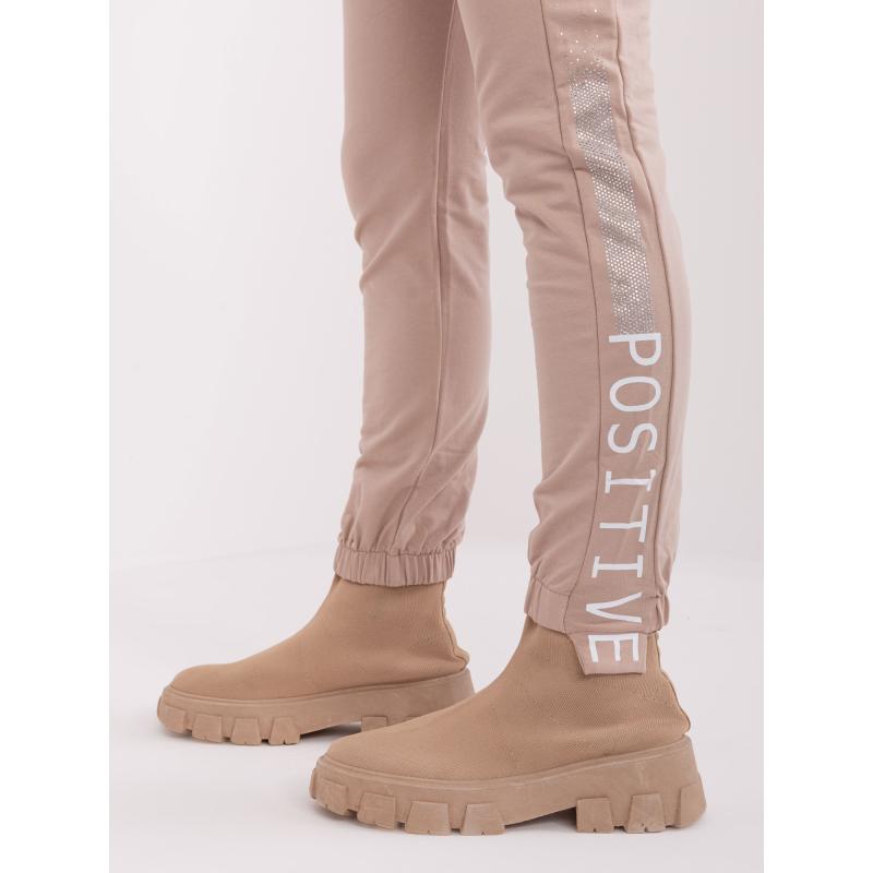 Női melegítőnadrág HARU bézs