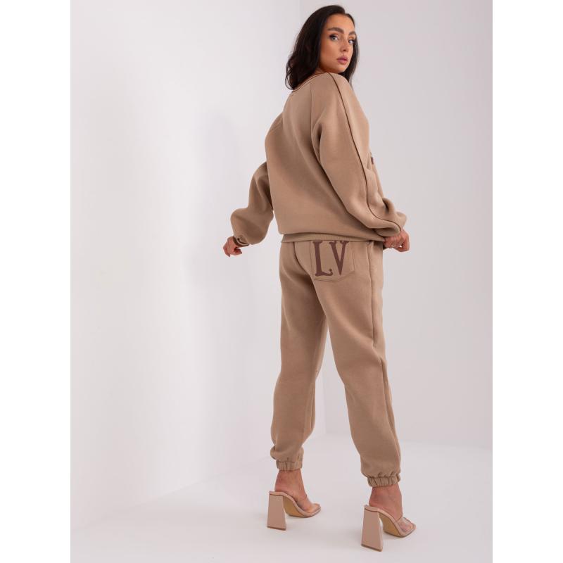 Női oversize szett RUMA sötét bézs
