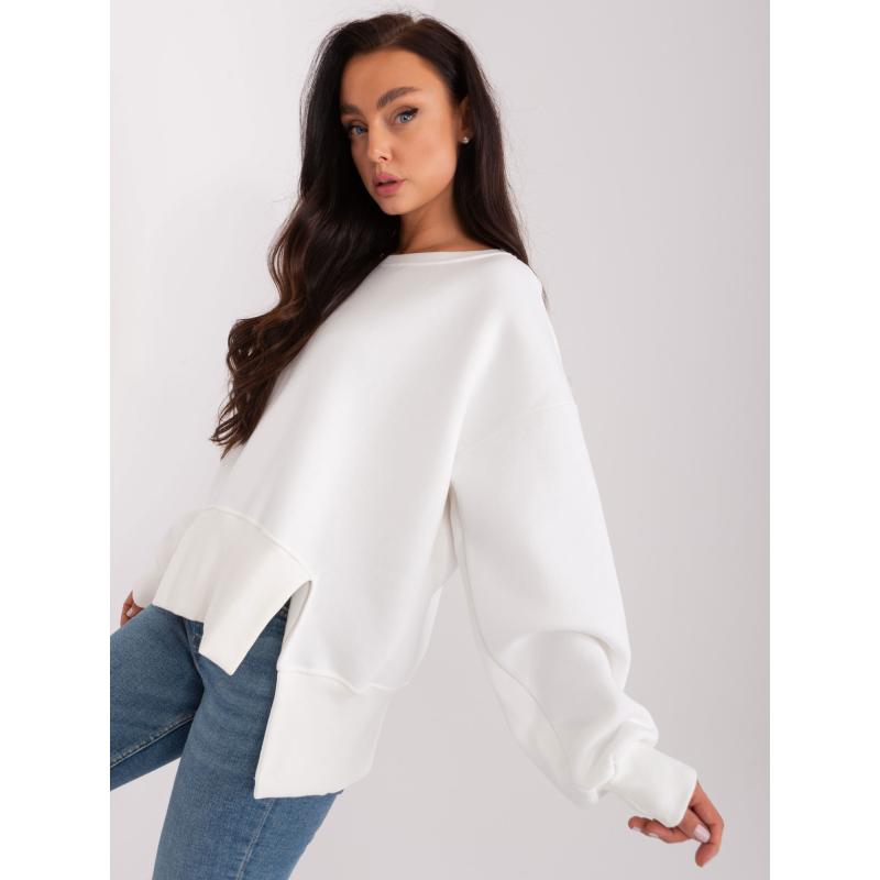 Dámské halenka s asymetrickým lemováním MERILYN ecru