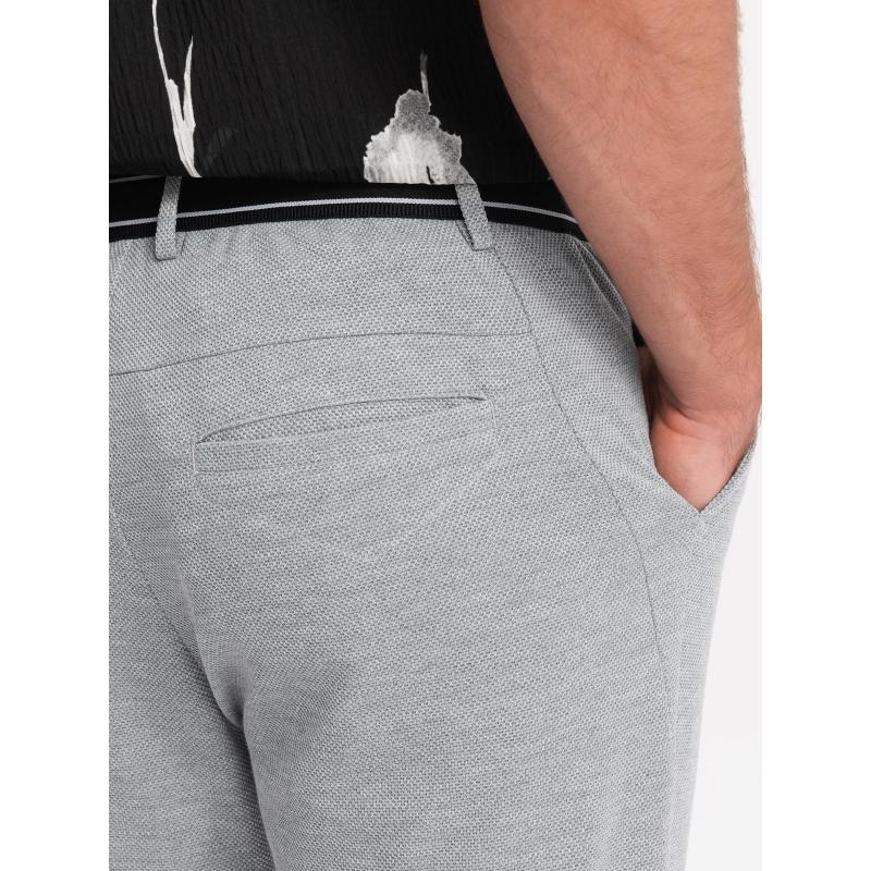 Pánské kalhoty V1 OM-PACP-0116 světle šedé