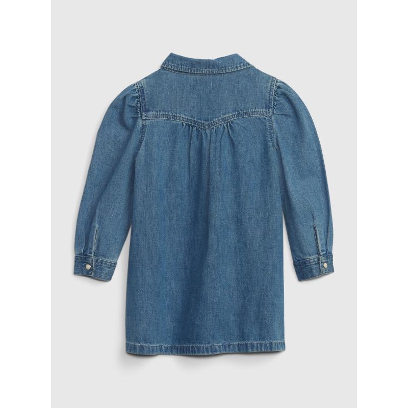 Detské džínsové šaty