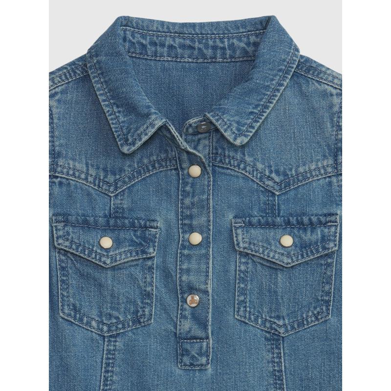 Detské džínsové šaty