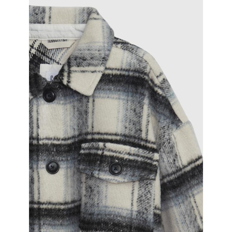 Detská kockovaná bunda