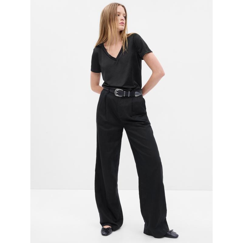 Tričko s výstřihem do V