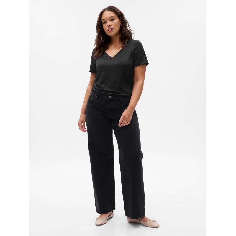 Tričko s výstřihem do V