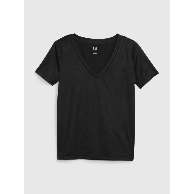 Tričko s výstřihem do V