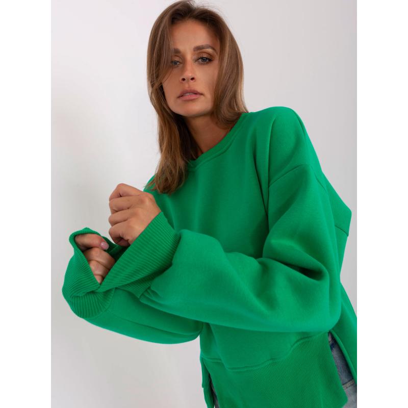 Női kapucnis pulóver JEHA zöld