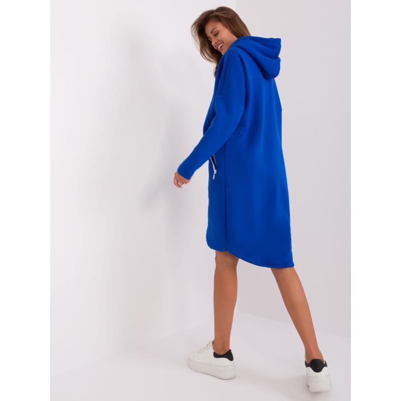 Női pamut pulóver STUNNING kobaltkék