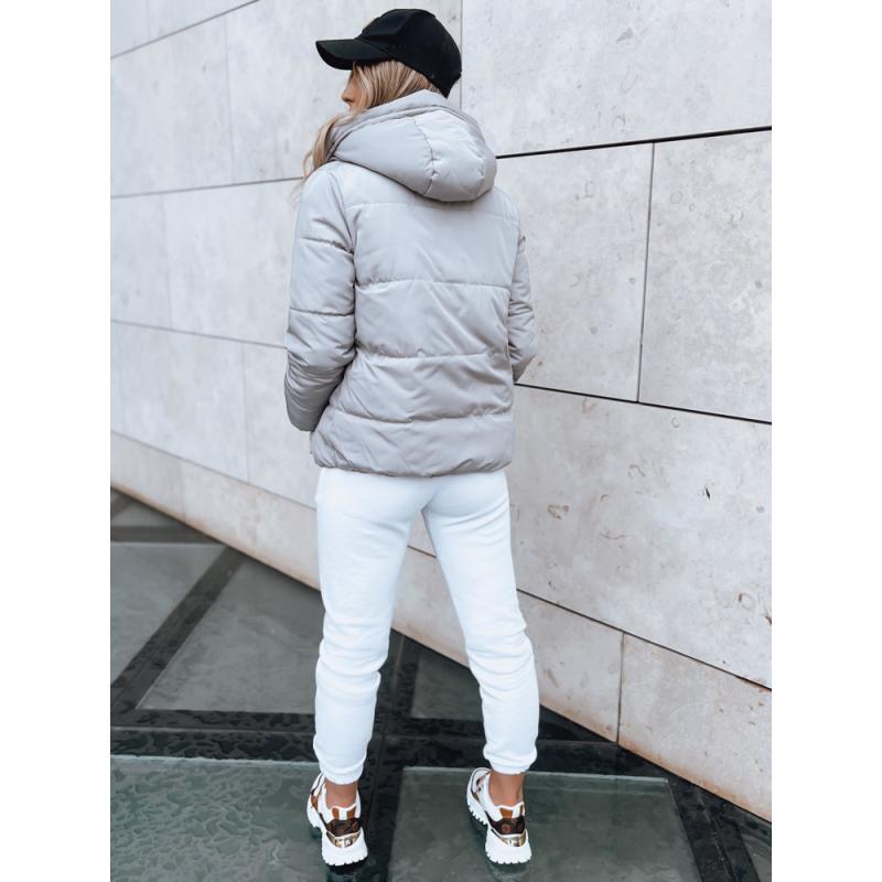 Dámská oboustranná péřová bunda VICTORIA SNUG šedá