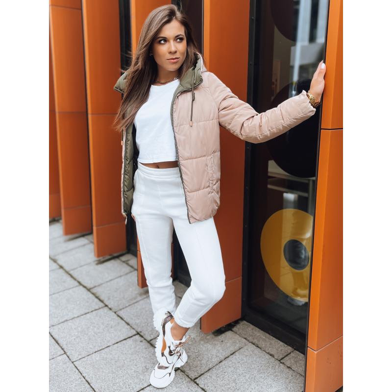 Női fordítható pehelypaplan dzseki VICTORIA SNUG zöld