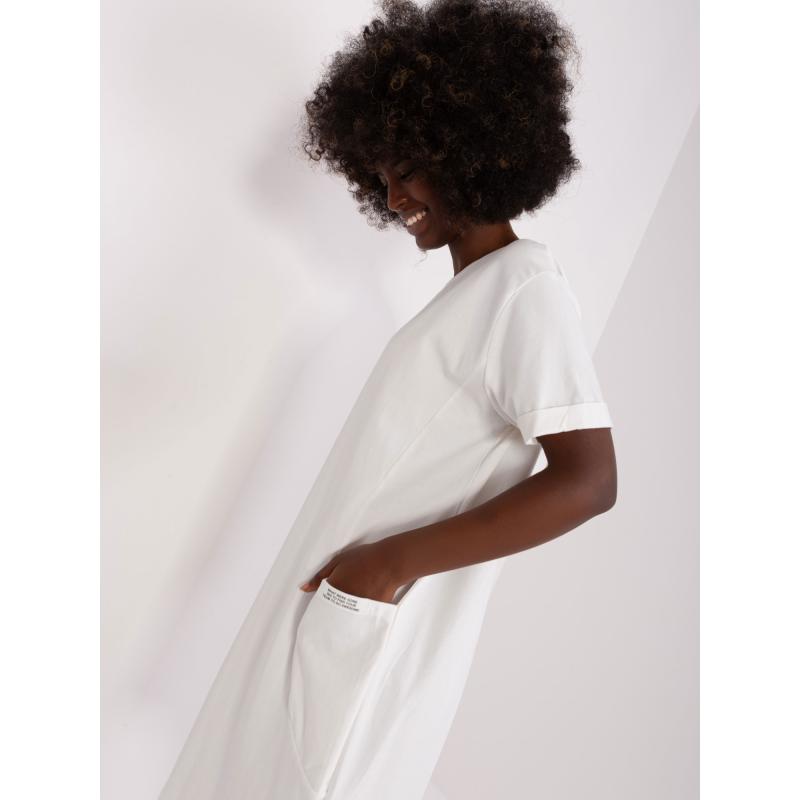 Dámske šaty po kolená BIRA ecru