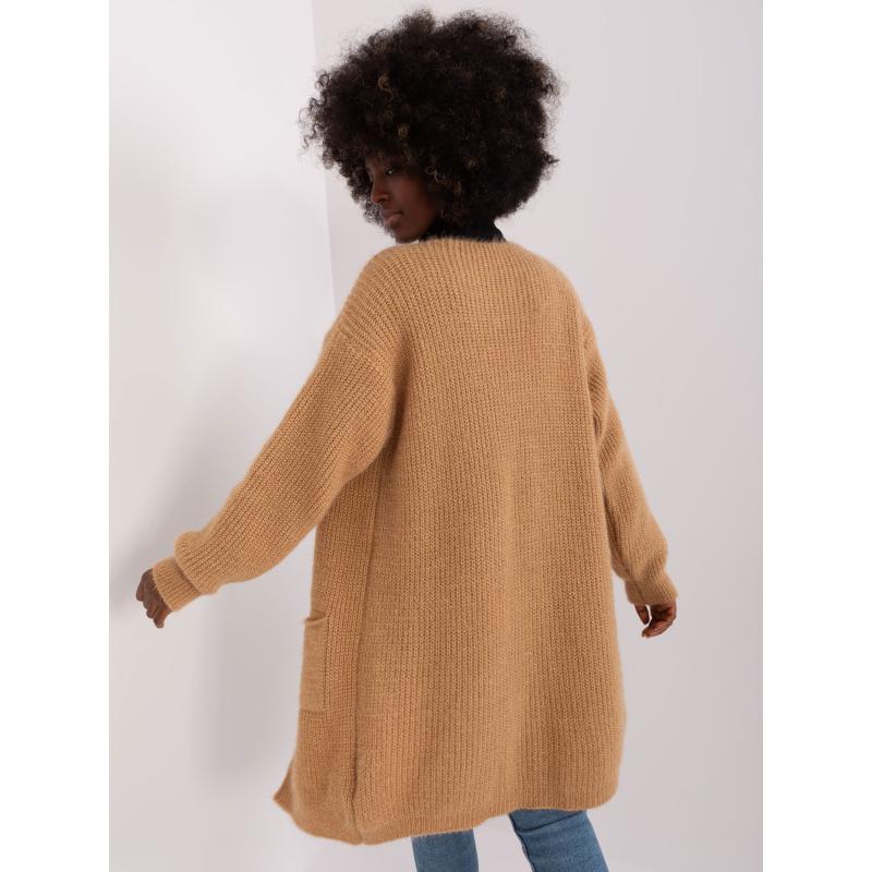 Női kardigán zsebekkel PIPA barna