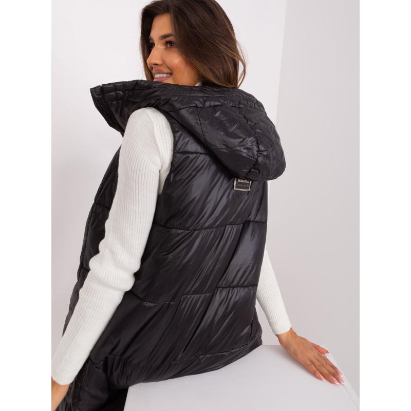 Dámská vesta s kapucí SUBLEVEL černá