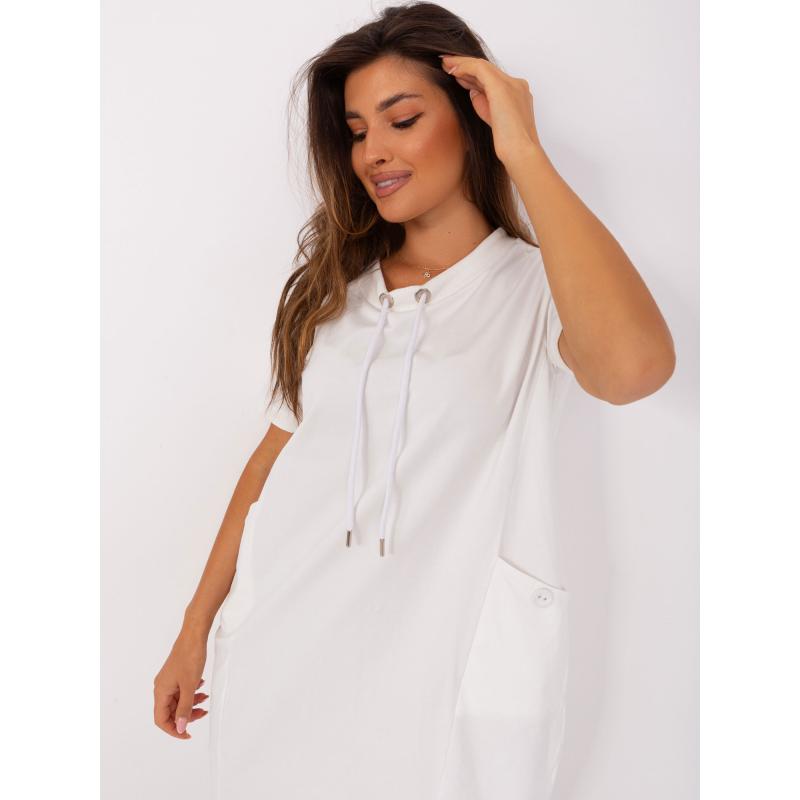 Női ruha zsebekkel WITA ecru