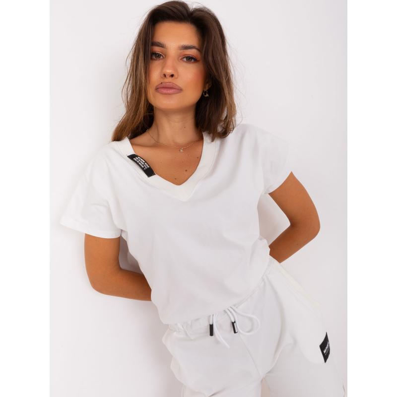 Női rövid ujjú ruha FEMA ecru