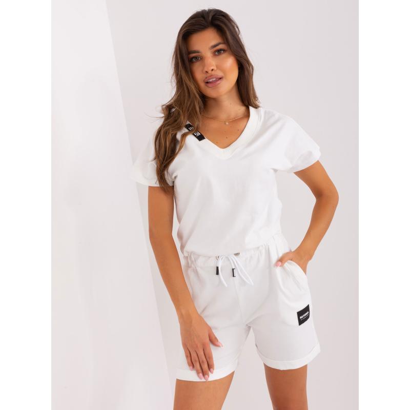 Női rövid ujjú ruha FEMA ecru