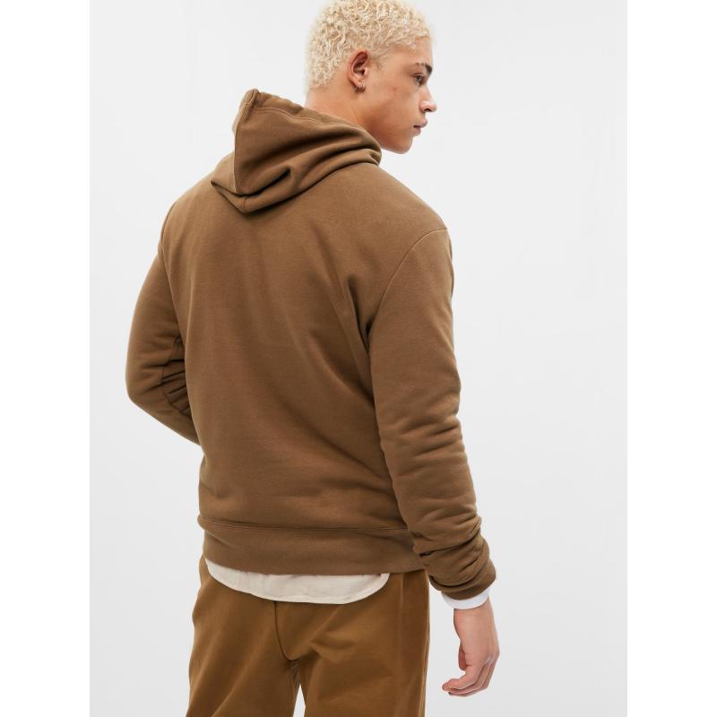 Kapucnis pulóver logóval és kapucnival