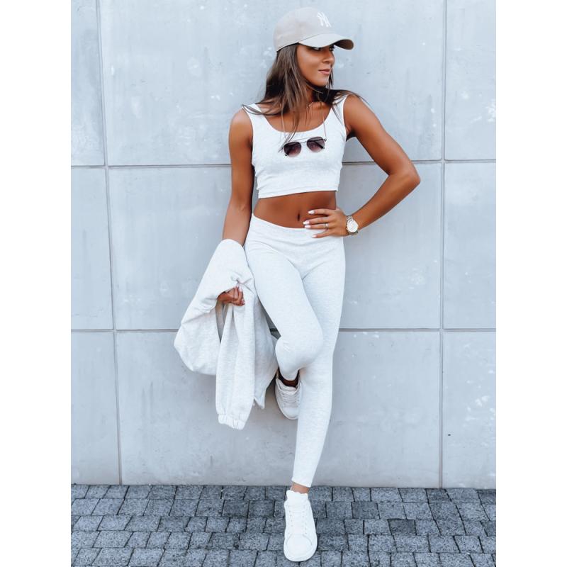 Dámská tepláková souprava MAYALAN světle šedá