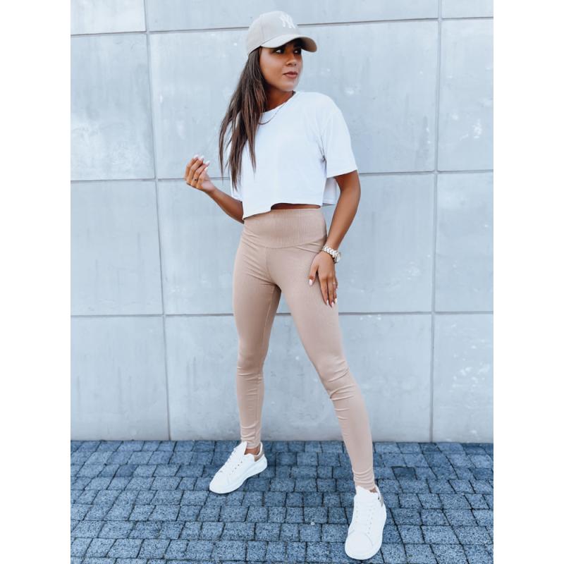 Dámské legíny LOOK ME hnědé