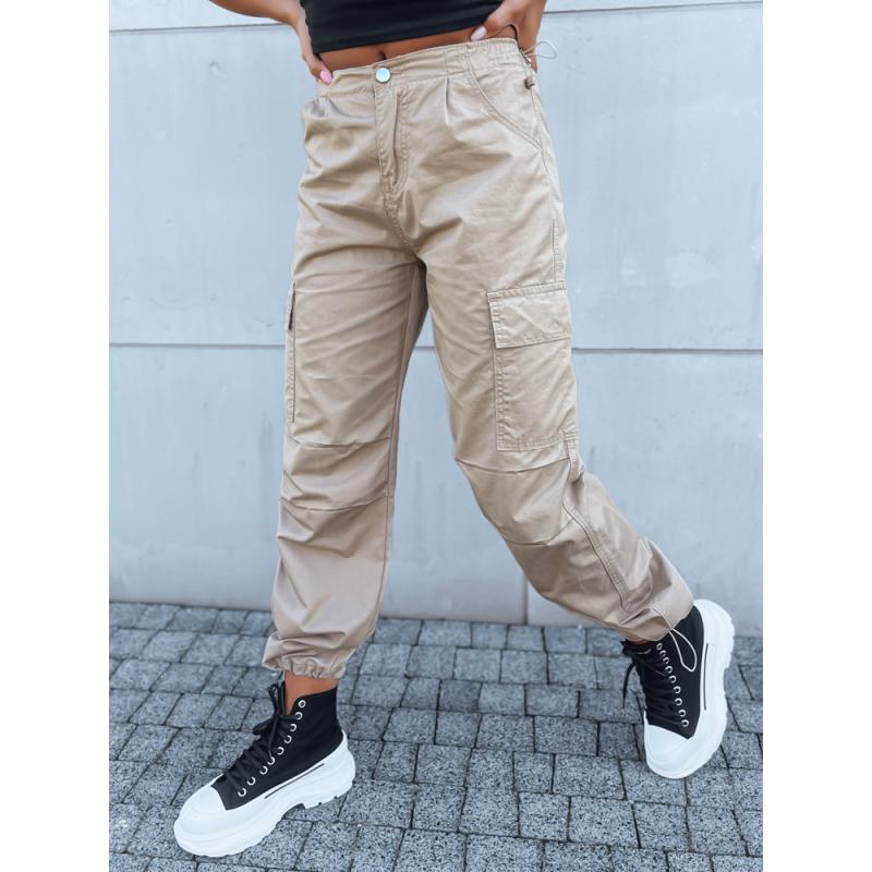 Dámske padákové nohavice ADVENTURE béžové