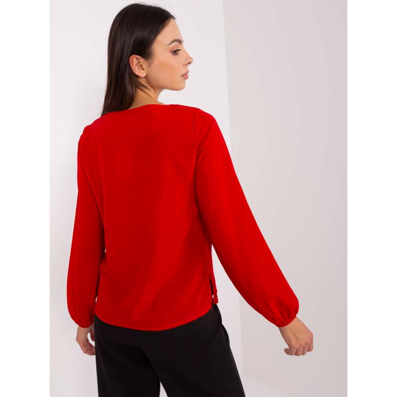 Dámská halenka s výstřihem SIKKA červená 