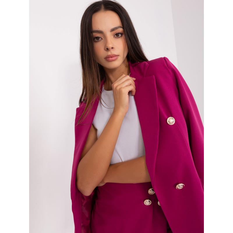 Női elegáns szett rövidnadrággal LEKRA lila