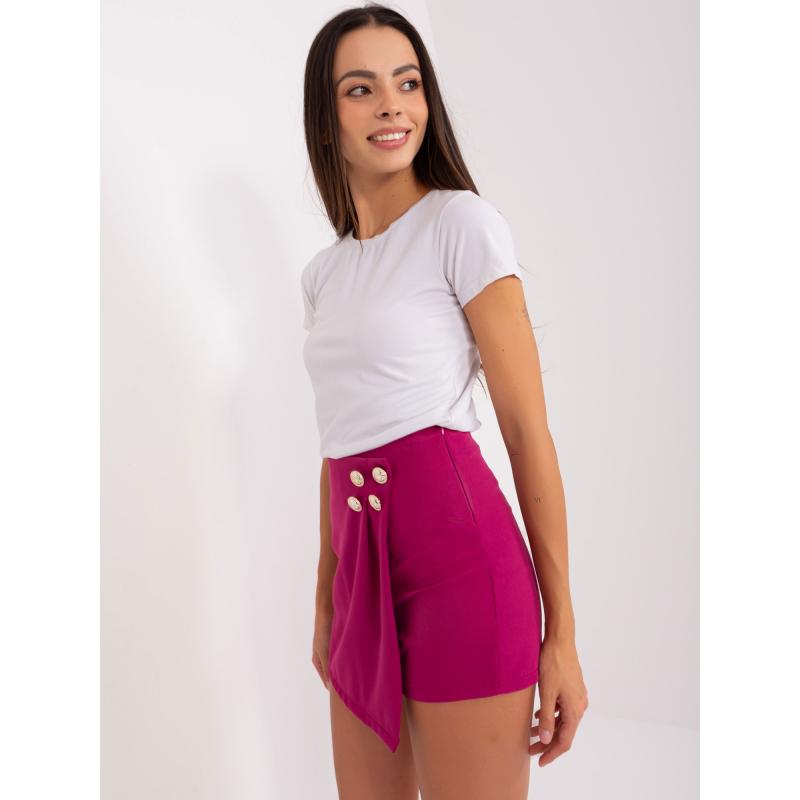 Női elegáns szett rövidnadrággal LEKRA lila
