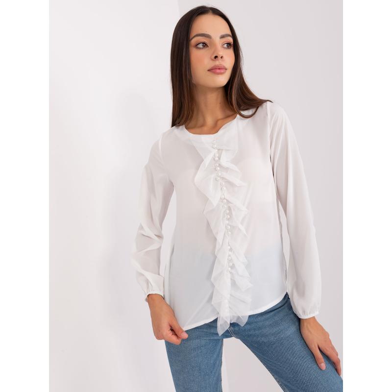 Dámská halenka s aplikací SCIKA ecru