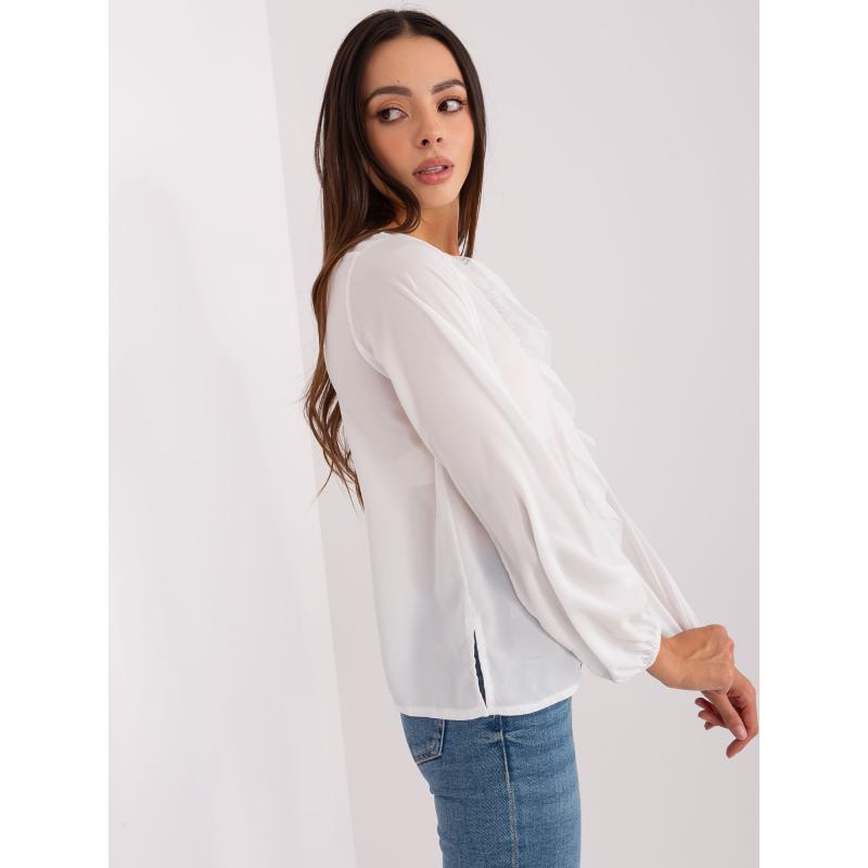 Dámská halenka s aplikací SCIKA ecru