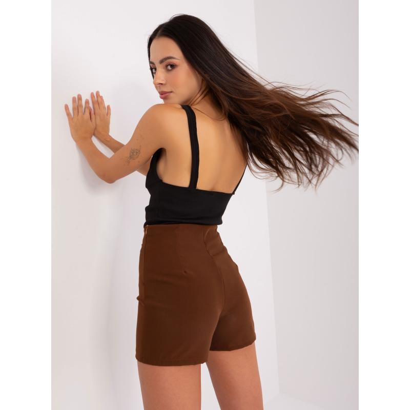 Női elegáns szett rövidnadrággal VIVIAN barna