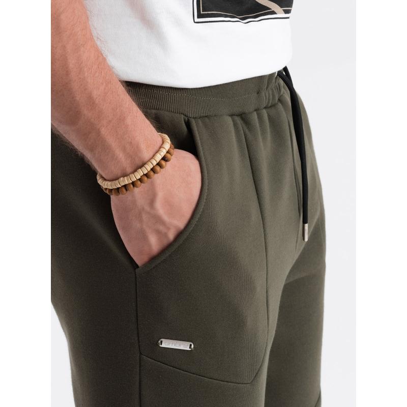 Pánske tepláky V2 OM-PASK-22FW-008 olivová