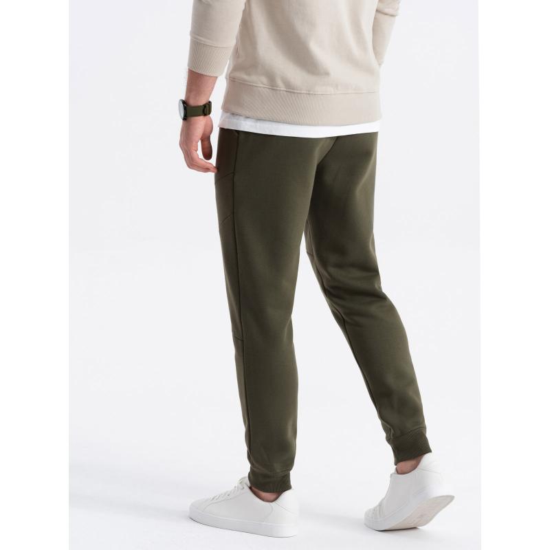 Pánske tepláky V2 OM-PASK-22FW-008 olivová