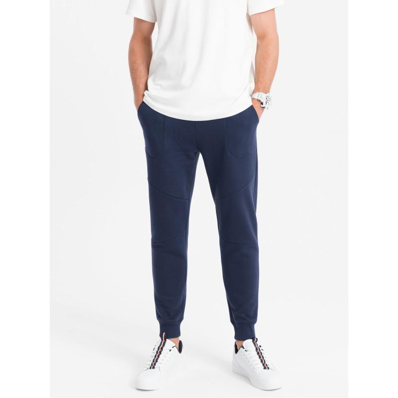 Pánske tepláky V4 OM-PASK-22FW-008 tmavomodré