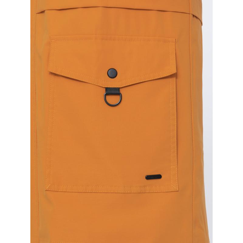 Pánska bunda parka s vreckami V3 OM-JANP-22FW-004 horčicová