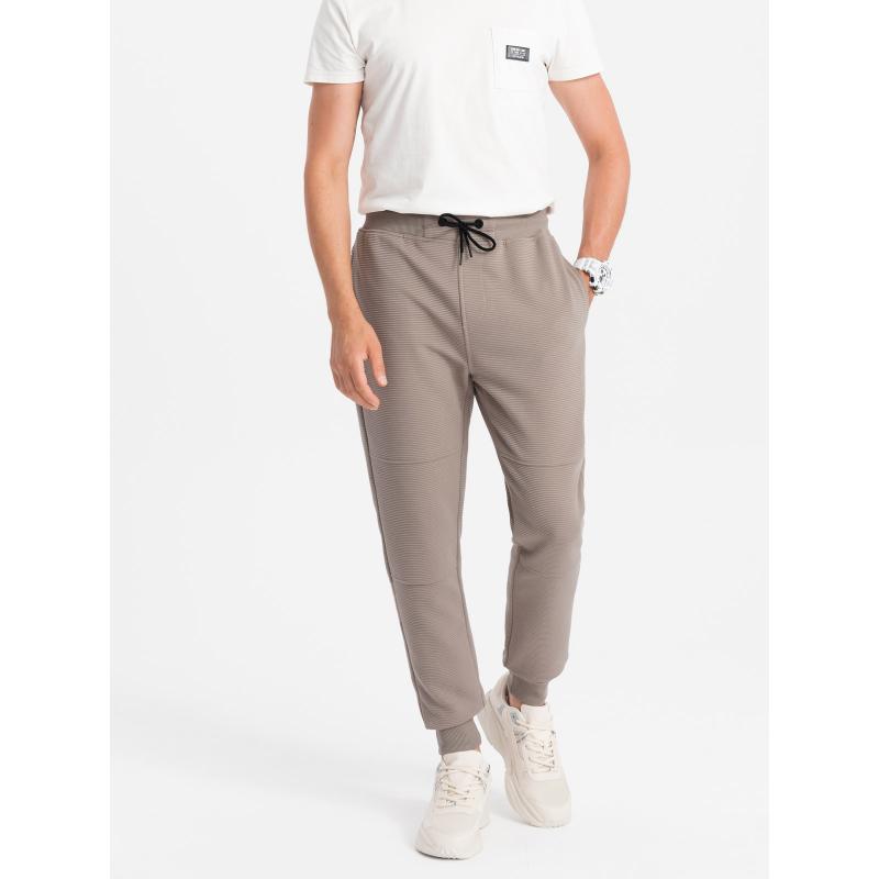 Pánské tepláky V4 OM-PASK-0129 šedé