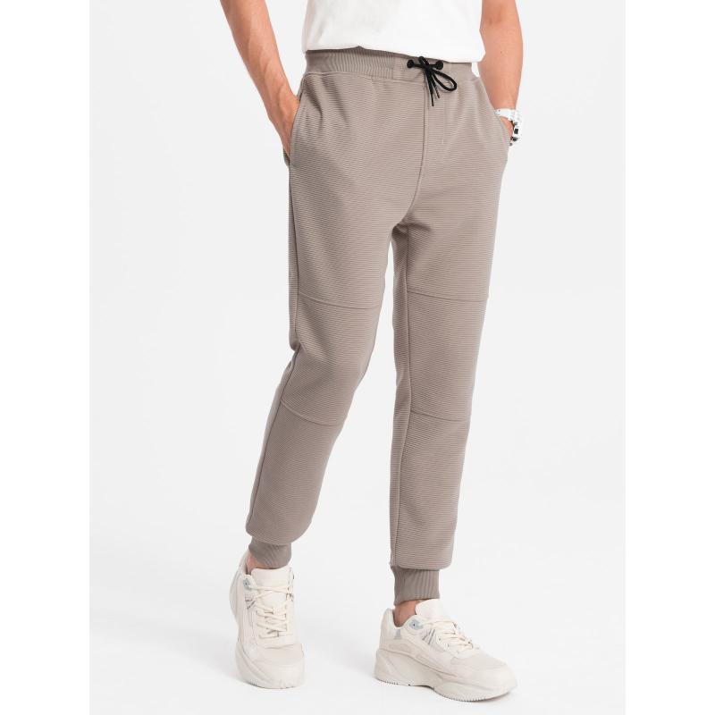 Pánské tepláky V4 OM-PASK-0129 šedé