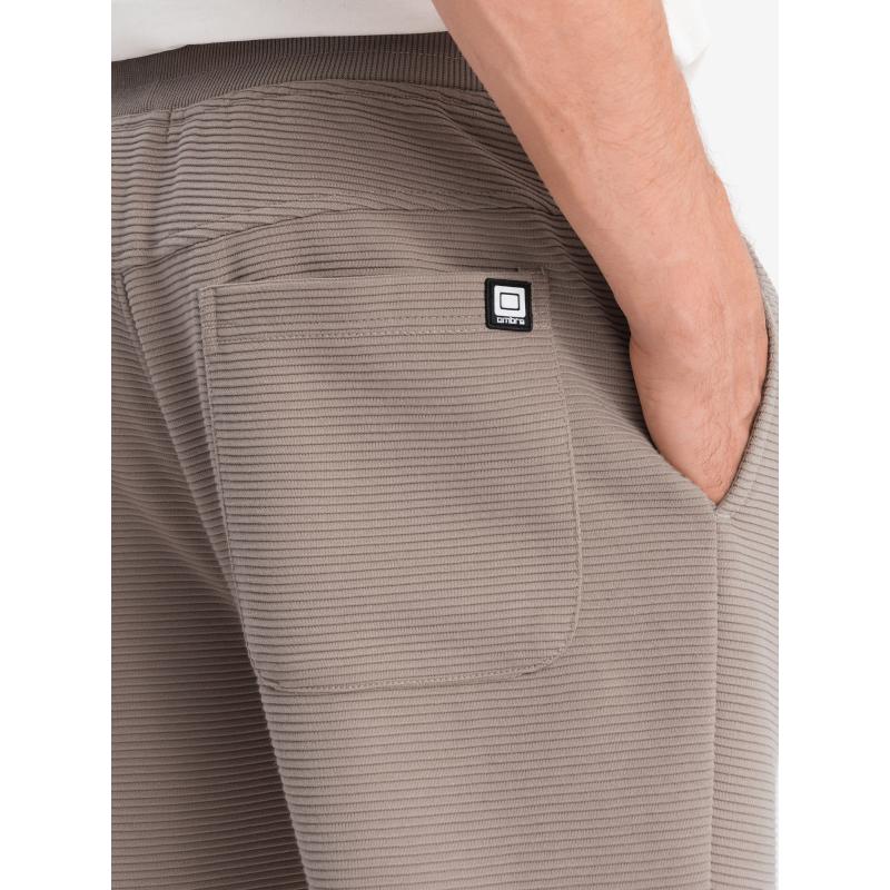 Pánské tepláky V4 OM-PASK-0129 šedé