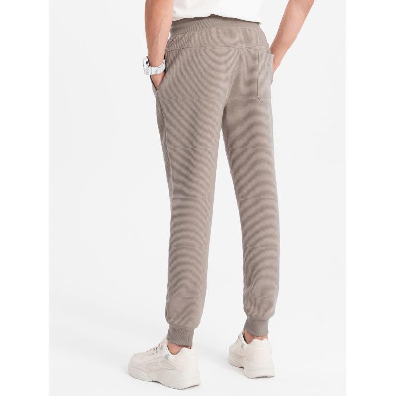 Pánské tepláky V4 OM-PASK-0129 šedé